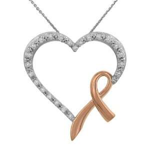   Pave Diamond Heart Pd w Fancy Twist Design.24ct (Chain Sep) Jewelry
