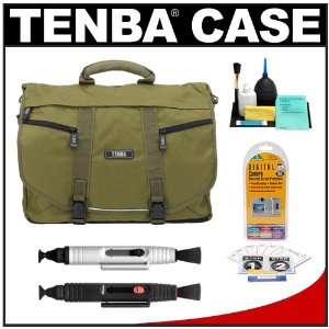  SLR Camera / Laptop Bag   Large (Olive) + Cleaning Kit for Canon 