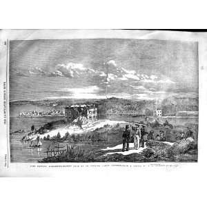  1854 Fort Nottich Bomarsund Breach English Battery War 