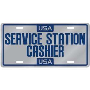  New  Usa Service Station Cashier  License Plate 