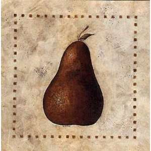  Crackled Pear by Donna Atkins 8x8