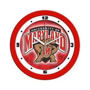 University of Maryland Terrapins College Wall Clock 