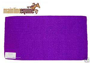 Mayatex Wool Saddle Blanket Horse Show San Juan Purple  