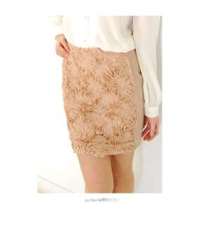   Stylish Skirt, Chic, H Line, Mini, Woman, Ladies, Korea / WITHSTORY