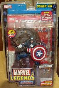 MARVEL LEGENDS CLASSIC CAPTAIN AMERICA DOUBLE VARIANT WINGS AND GREY 