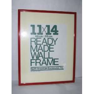  Red 11 X 14 Ready Made Wall Frame, Offwhite Mat for 8 X 10 