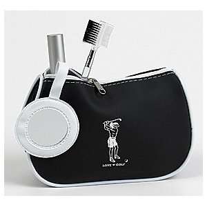  Lady Golfers Cosmetic Bag with Mirror Beauty