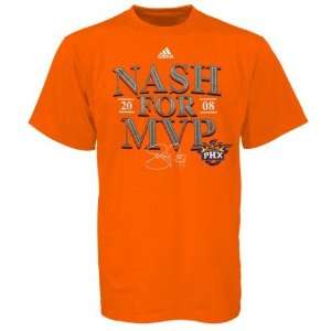 adidas Phoenix Suns Orange Steve Nash for MVP Graphic T shirt  