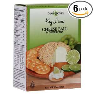 Dean Jacobs Cheese Ball Mix, Key Lime, 3.8 Ounce (Pack of 6)  