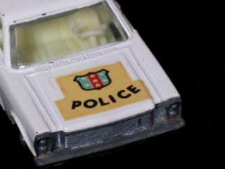 RARE CAR LESNEY MATCHBOX FORD GALAXIE POLICE C/D NO. 55/59  