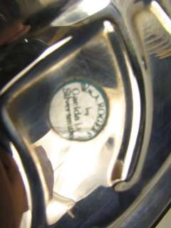 Vintage Oneida Platter Silversmith & Round Tray  