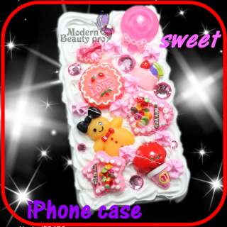 3D Lovely Colorful Cake Hard Case iPhone 4 4G #08  