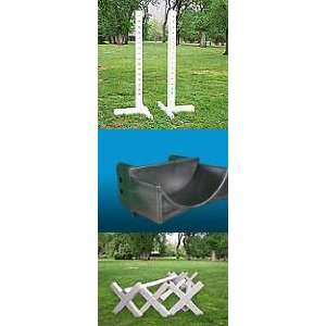 Gymnastic Set of horse jumps, includes 4 Cavalletti, 4 Schooling 