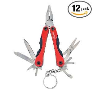  Sheffield 58145 12 in 1 Keychain Multi Tool, 12 Pack