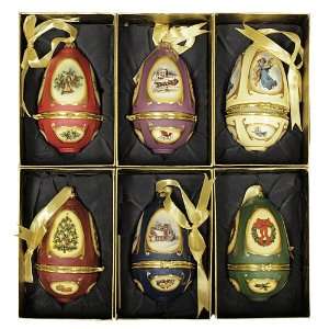  Mr. Christmas Set of 6 Musical Ornaments