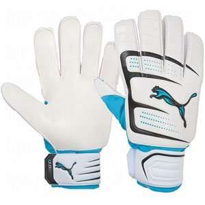   Puma v5.11 Goalie Gloves White/Dresden Blue/Black/5