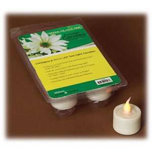  White Flickering Flameless Battery Operated Tea Light Candle 