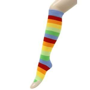  Fun Rainbow Striped Knee High Socks Size 9 11 Everything 