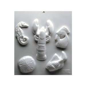 Yaley Soapsations Plastic Mold Lobster 5 shapes (3 Pack 