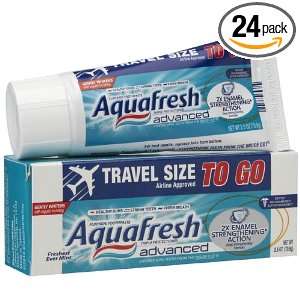 Aquafresh Advanced Toothpaste TSA Approved, 2.5 Ounce Tubes (Pack of 