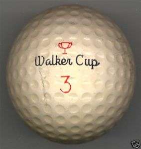 VINTAGE WILSON WALKER CUP 3 GOLF BALL  