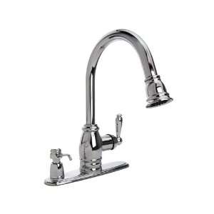  Fontaine Traditional Pull Down Kitchen Faucet, Chrome   NF 