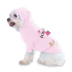  POLO Chick Hooded (Hoody) T Shirt with pocket for your Dog 