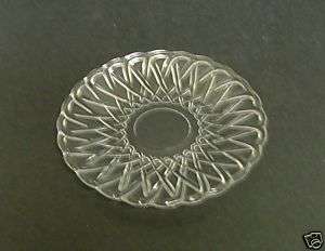Indiana Glass PRETZEL #622 Plate 6 Bread/Butte Crystal  
