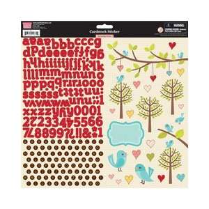  My Little Shoebox   Up In The Trees Collection   Cardstock 