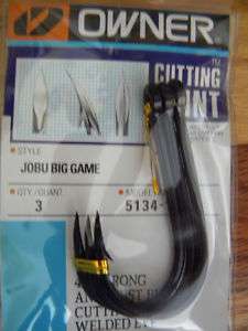 Owner JOBU Swordfish BIG GAME 5134 1882 8/0 Hooks NEW  