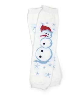 NEW Baby Toddler Girls Christmas Snowman Leg Warmers  