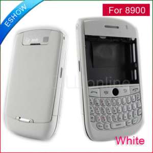 New White Full Housing Cover+Keypad for BlackBerry 8900  