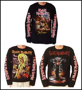 Iron Maiden Long Sleeve T Shirts S, M, L, XL, XL2  