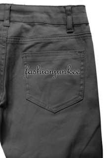 GREY NSPB101 PLUS SIZE Skinny Jeans Moleton Colored Denim Jeggings 8 