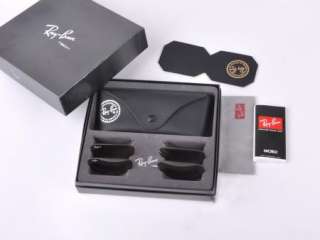   Sunglasses RB 3460 004/6G Gunmetal 3 Lens Flip Out POLARIZED size 56