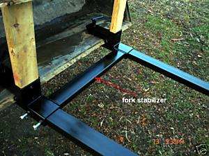 tractor forks bucket forks stabilizer bar fork spreader  