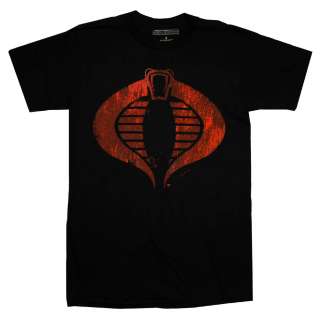 GI Joe Cobra Commander Logo Cartoon T Shirt Tee  