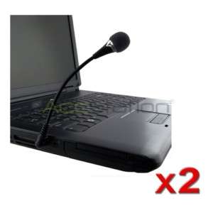 Mini 3.5mm Flexible Mic Microphone for Laptop Skype  