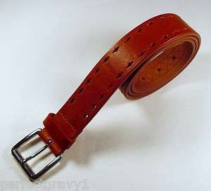 IKE BEHAR, Mens 100% Genuine Leather Belt, 1102KB11  Brown, Size 36 