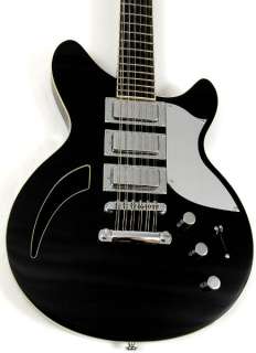 Agile Harm 3 12 String Black Electric Guitar New  
