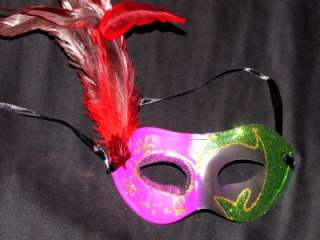 MARDI GRAS masquerade party favor weddings MASKS LOT of 10  