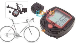 LCD Bike Bicycle Cycle Computer Odometer Speedometer NR  