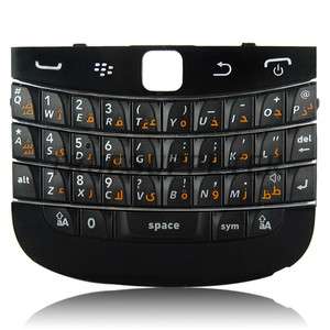 Black Arabic Keyboard For Blackberry Bold Touch 9900 Phone Arab Keypad 
