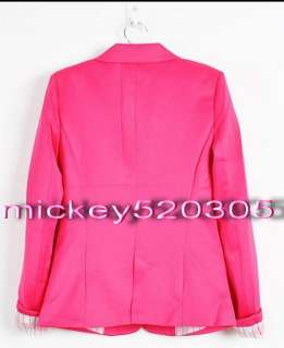 Lady Blazer Casual Suit/Vintage Jacket Stripe Lining  