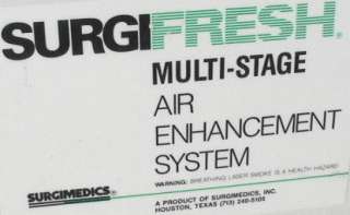 SurgiFresh Multi Stage (10) Air Enhancement System  