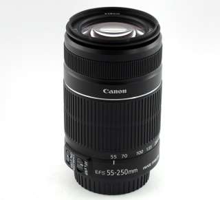 NEW Canon 55 250mm IS (Image Stabilized) MARK II EF S Zoom Telephoto 