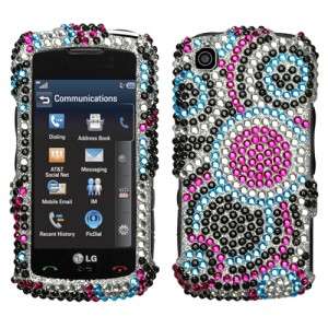 Bubble Crystal Bling Hard Case Cover for AT&T LG Encore GT550