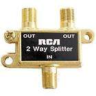 RCA VH47 Video RF Splitter (2 way) for TV/VCR/Cable