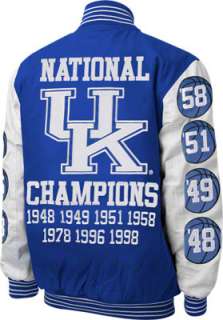 Kentucky Wildcats Commemorative Championship Varsity Jacket 