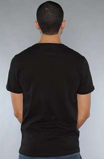 LRG Core Collection The Back To Basics Regular VNeck Tee in Black 